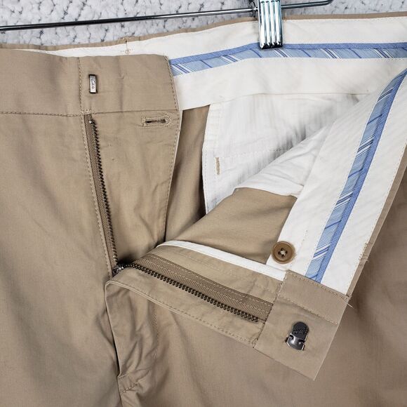 Ralph Lauren Khaki Pants Mens 39 Beige Cotton Classiccore Old Money Coastal Prep - Picture 3 of 12